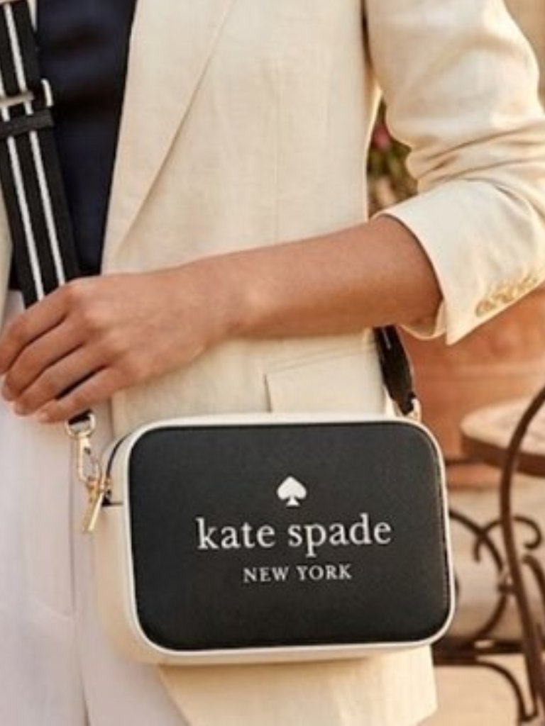 Nwt Kate Spade Crossbody. 2 In Stock: Specify Black & White Or Sage & White